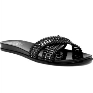 ▪️Vince Camuto ‘Erinda’ Black Studded Sandal Slide - Sz 6 ▪️